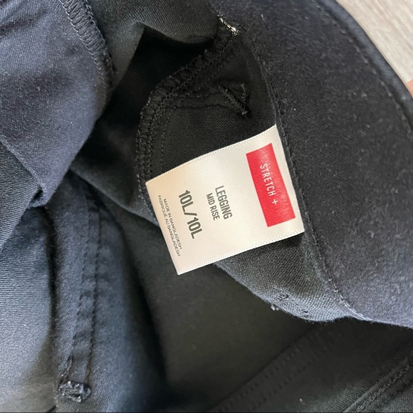 Express Black Stretch+ Mid Rise Jeggings - Picture 5 of 5